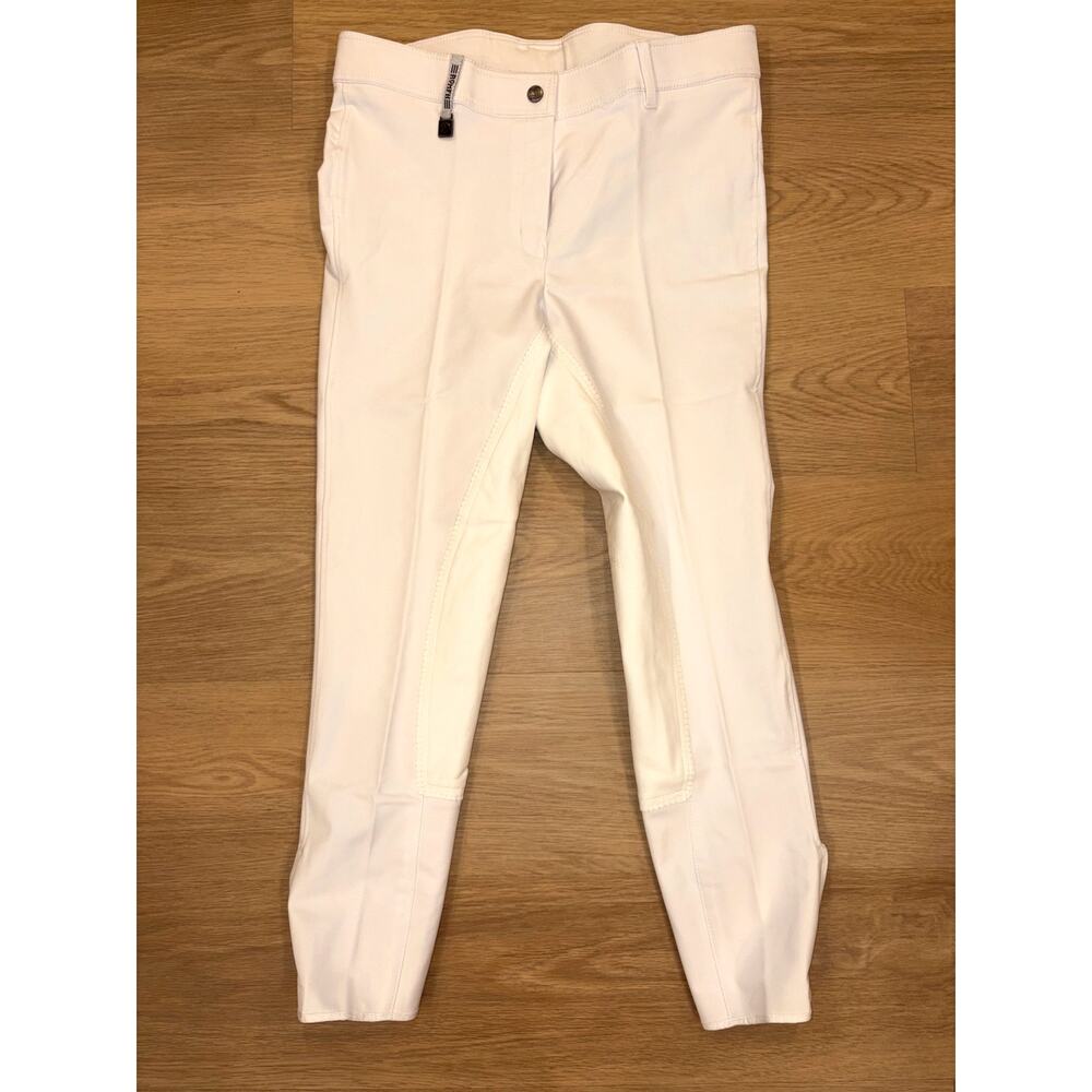 ROMFH Equestrian white breeches/riding pants womens size 32R NWT
